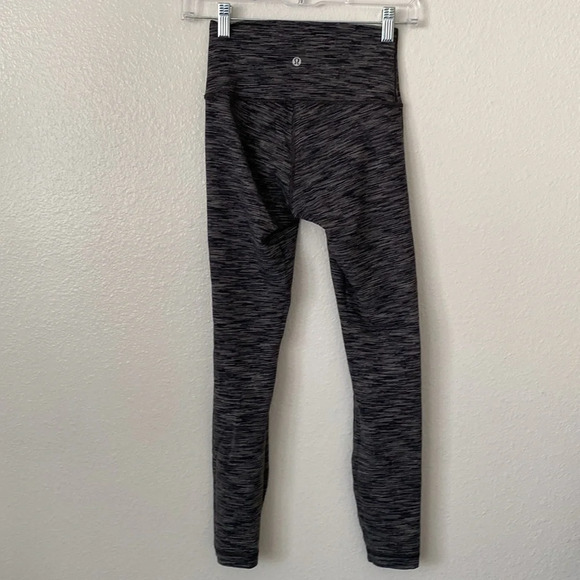 Lululemon 4 Wunder Under Hi-Rise 7/8 Tight 25" in Wee Are From Space Black Slate - Picture 9 of 11